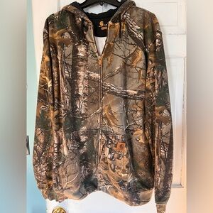Carhartt RealTree Camo hoodie sweatshirt vintage Carhartt Full Zip